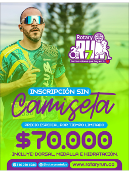 Inscripción 10.5K (No incluye Camiseta)